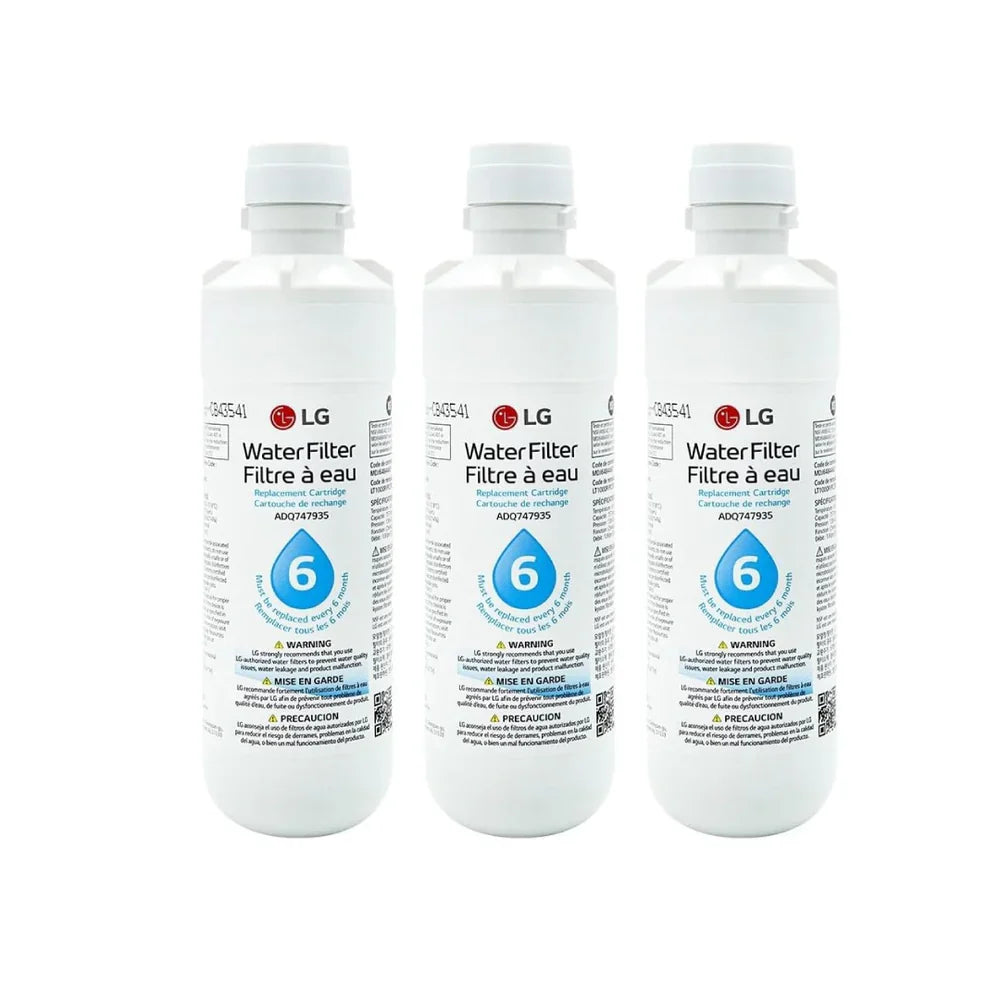 LG LT1000P refrigerator water filter 3 pack