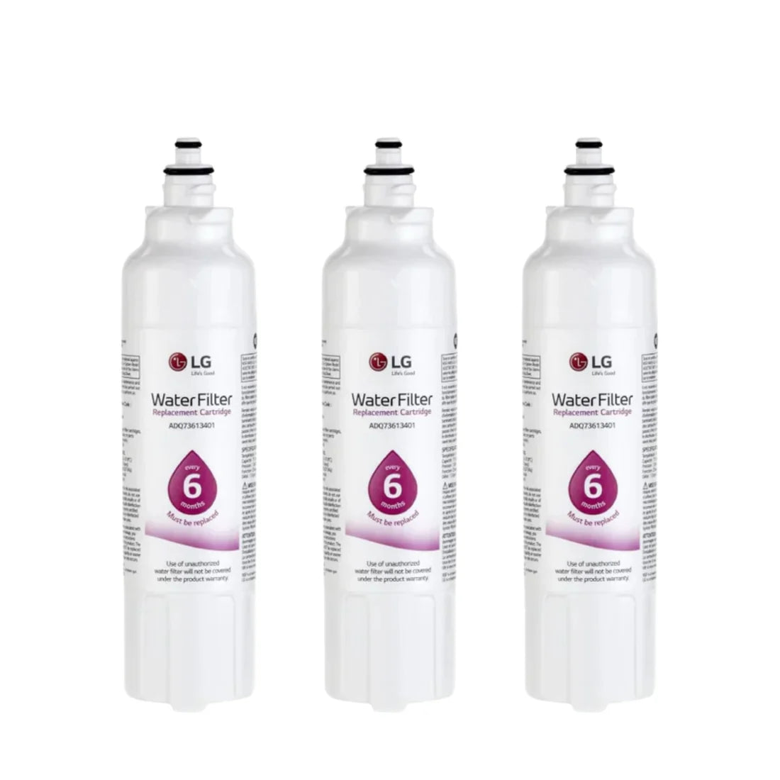 LG LT800P refrigerator water filter 3 pack