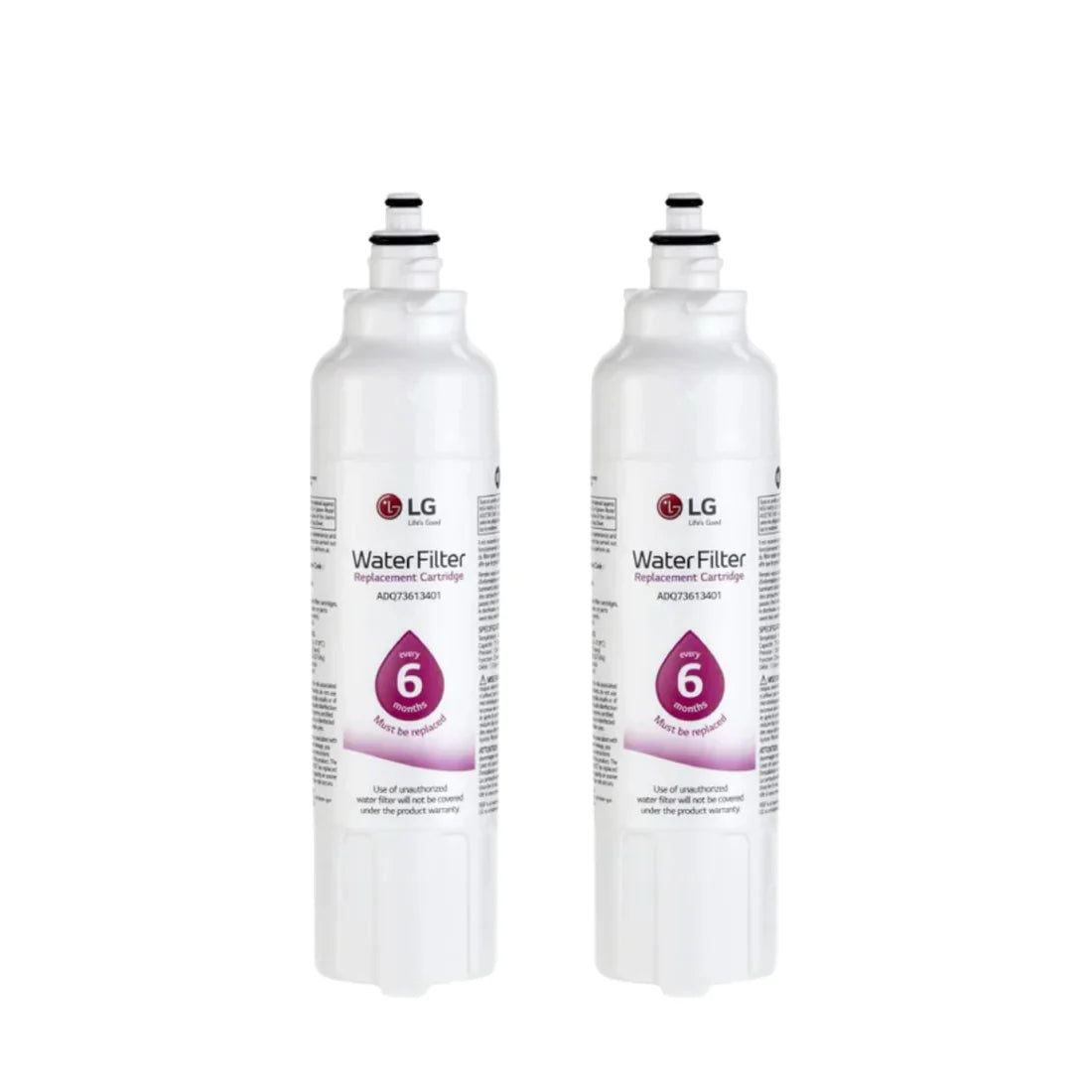 LG LT800P refrigerator water filter 2 pack